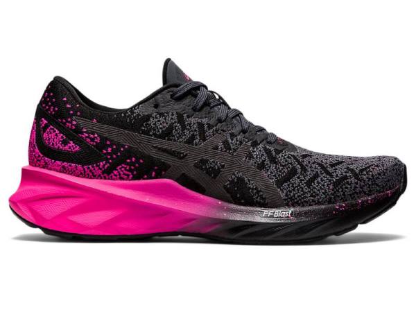 Asics Hardloopschoenen Dames, DYNABLAST Zwart/Roze - Asics Schoenen Kopen | B9502684-OT